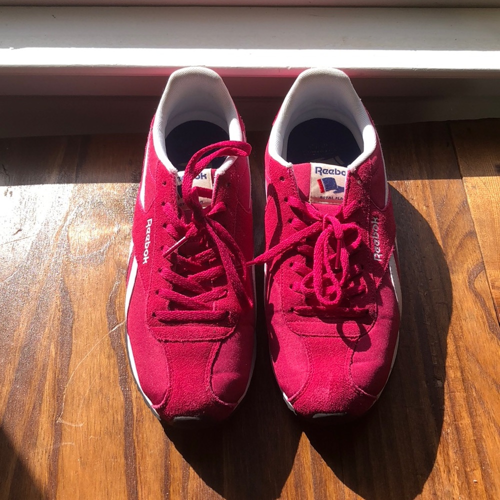 Bright Pink Reebok Casual Street Tennis Shoes